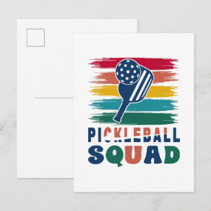 Invitation Carte Postale Idée cadeau pour joueurs de pickleball