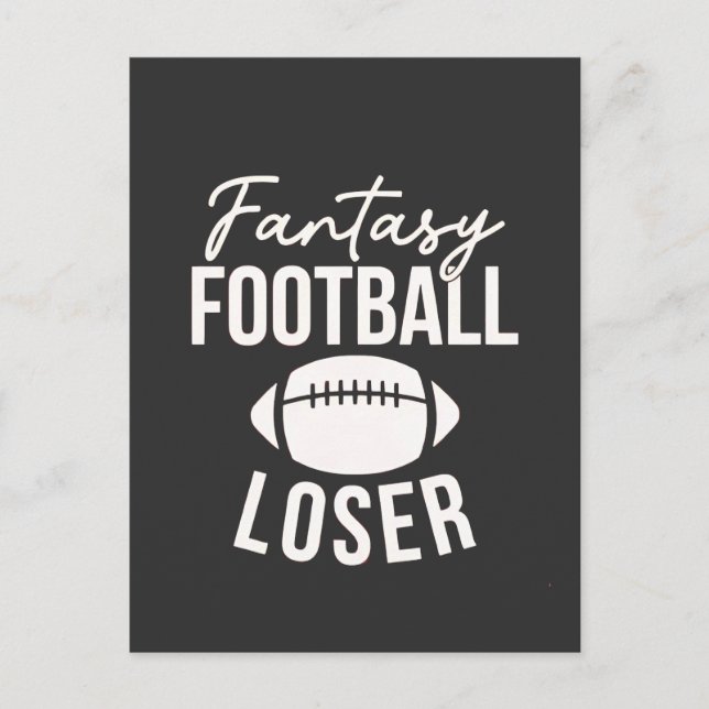 Invitation Carte Postale Imaginaire Football Loser Football Imaginaire drôl (Devant)