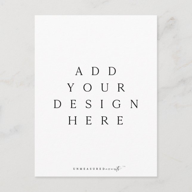 Invitation Carte Postale Impression verticale de 5,5 x 4,25 pouces par cart (Devant)