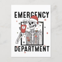 Infirmière squelette du service des urgences amatr