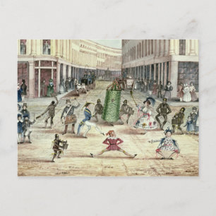 Invitation Carte Postale Jack in the Green, May Day Celebrations of the Chi