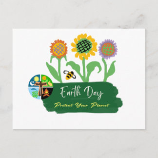 Invitation Carte Postale Jour de la Terre