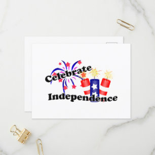Invitation Carte Postale Jour de l'Indépendance