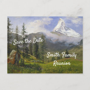 Invitation Carte Postale La Réunion de famille de Matterhorn