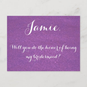 Invitation Carte Postale Lavender est ma femme de ménage