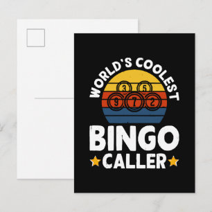 Invitation Carte Postale Le plus cool des animateurs de bingo au monde