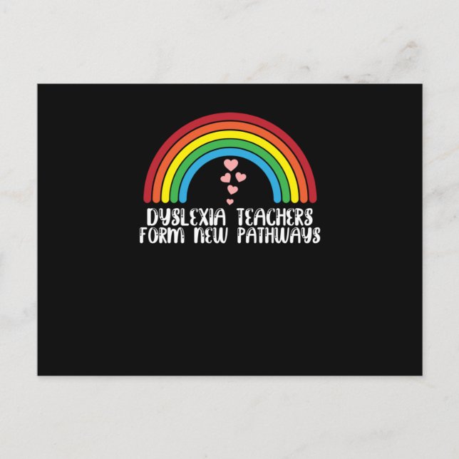 Invitation Carte Postale Les Enseignants En Dyslexie Forment De Nouveaux Ch (Devant)