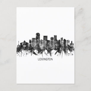 Invitation Carte Postale Lexington Kentucky Skyline