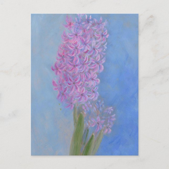 Invitation Carte Postale Lilac rose Hyacinth (Devant)
