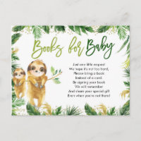 Livres de Baby shower de fentes pour garçon tropic