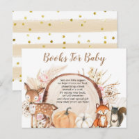 Livres de Boho Woodland Pumpkin pour bébé