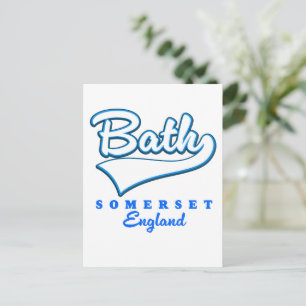 Invitation Carte Postale logo de voyage Bath Somerset