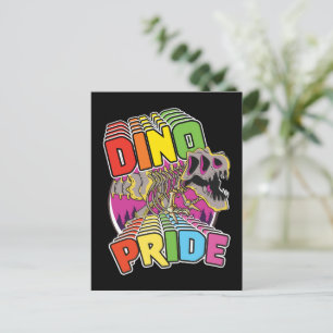 Invitation Carte Postale logo Dino Pride