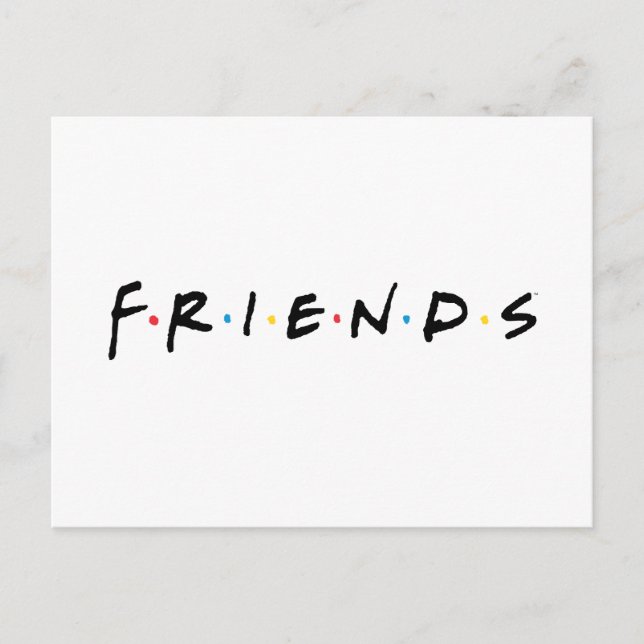 Invitation Carte Postale Logo FRIENDS™ (Devant)