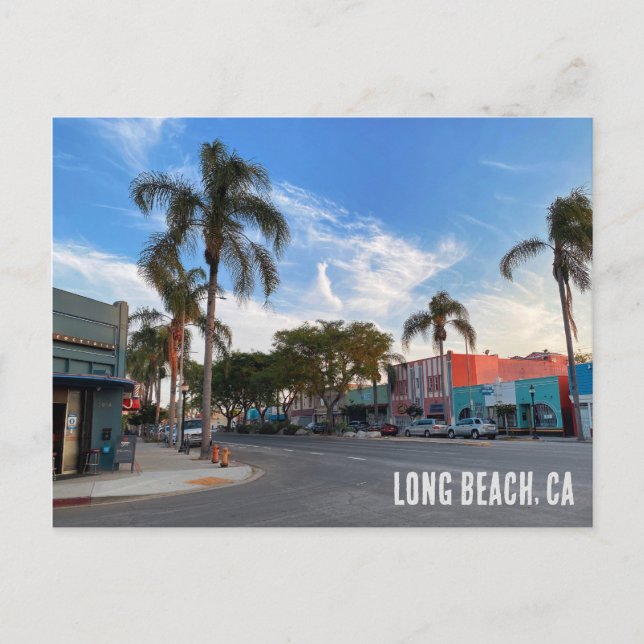 Invitation Carte Postale Long Beach California (Devant)
