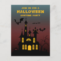 Maison hantée effrayante Soirée Halloween
