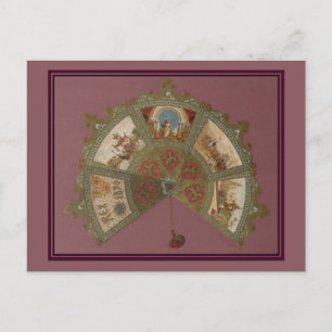 Invitation Carte Postale Mardi Gras Rex Ball 1890