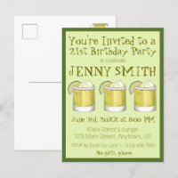 Margarita Cocktail 21e Anniversaire Bachelorette