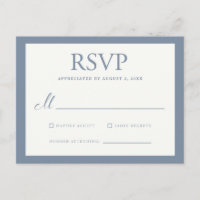Mariage de grande frontière de base RSVP - Dusty B