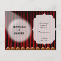 Mariage de la scène de rideau de velours rouge RSV