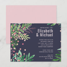 Mariage Moderne Rose et Verdure