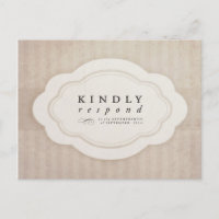 Mariage vintage à la crème de charme RSVP