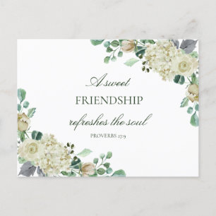 Invitation Carte Postale Megan Rose Green Proposition Christian Bridesmaid