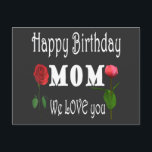 Invitation Carte Postale Meilleur Maman Birthday Design<br><div class="desc">Wonderful cute birthday design for your lovely mama</div>