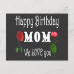Invitation Carte Postale Meilleur Maman Birthday Design<br><div class="desc">Wonderful cute birthday design for your lovely mama</div>