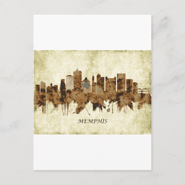 Invitation Carte Postale Memphis Tennessee (Devant)