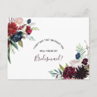 Militaire florale Blush de la marine bourguignonne