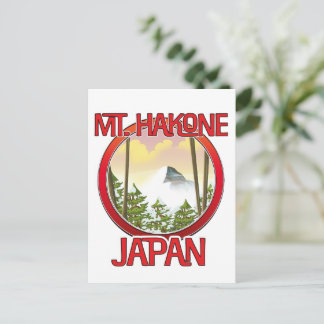 Invitation Carte Postale Mont Hakone Japon