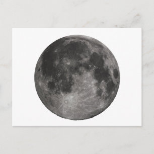 Invitation Carte Postale Moon Space Office Fête Douche Paix Amour Art