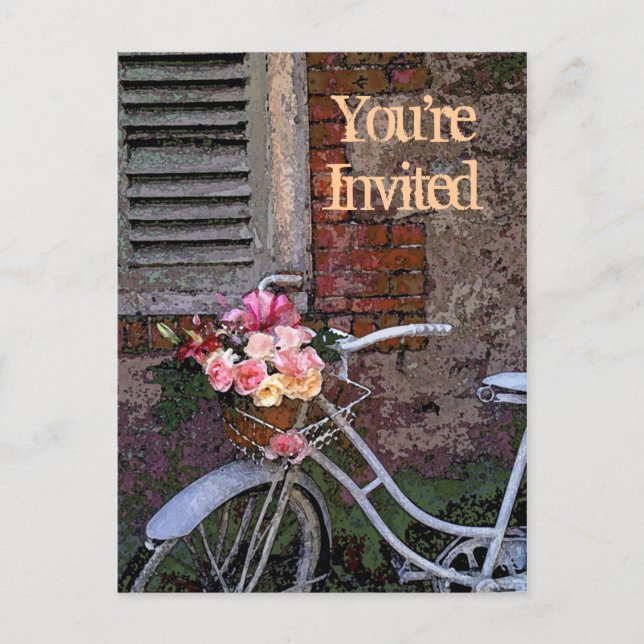 Invitation Carte Postale moto à eau, vous êtes invité (Devant)