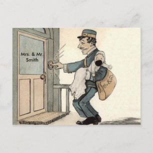 Invitation Carte Postale neutre d'invitation de BABY SHOWER de budget