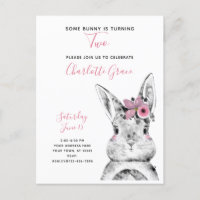 Noir et blanc Un lapin atteint deux ans