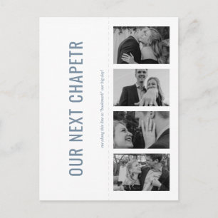 Invitation Carte Postale Notre prochain Signet de chapitre Enregistrer l'in