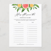 Oranges et pamplemousse Quel âge avaient les paren