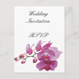 Invitation Carte Postale Orchidées Packages Mariages bon marché ensembles d