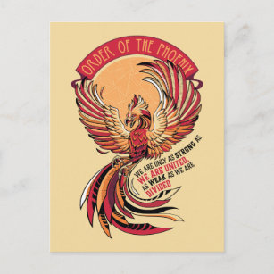 Invitation Carte Postale Ordre de l'emblème croisé de Phoenix
