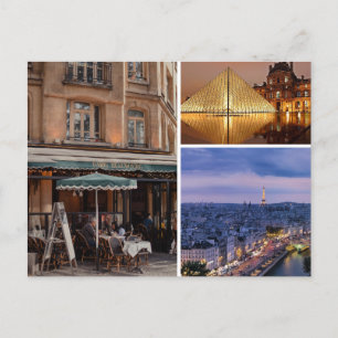 Invitation Carte Postale Paris France