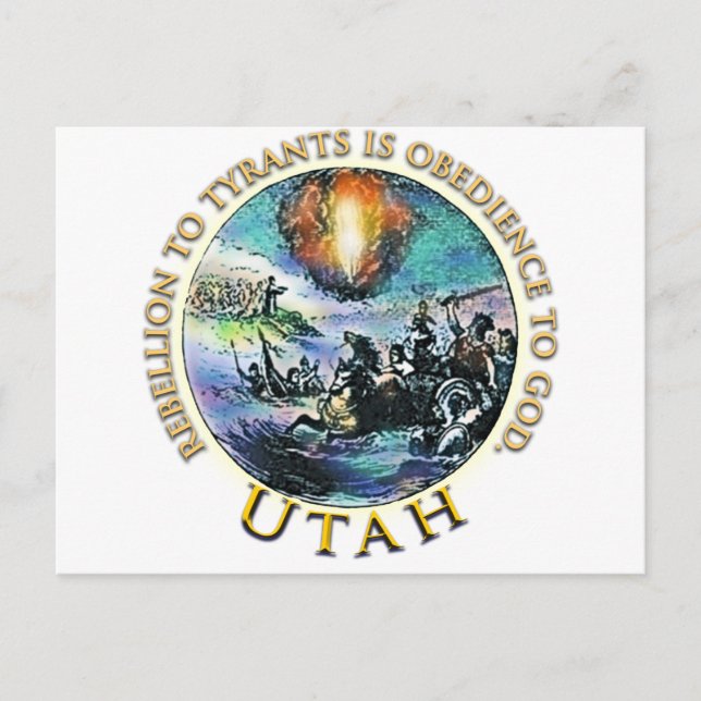 Invitation Carte Postale Parti Utah (Devant)