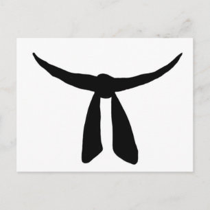 Invitation Carte Postale Partie de ceinture noire