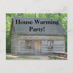 Invitation Carte Postale Partie de chauffage de Chambre !