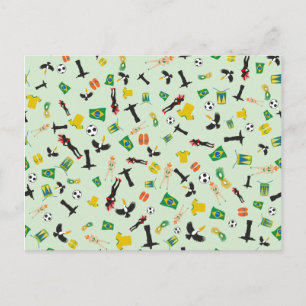 Invitation Carte Postale Partie de samba du Brésil dans le Rio de Janeiro