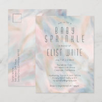 Pastel Abstrait Élégant Chic CUSTOM BABY SPRINKLE