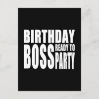 Patron d'anniversaire prêt à faire la fête