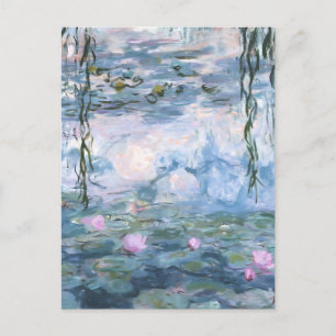 Invitation Carte Postale Peinture impressionniste de Claude Monet sur les n