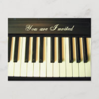 Piano Invitation_Carte postale