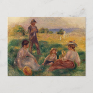 Invitation Carte Postale Pierre une partie de Renoir   dans le pays chez
